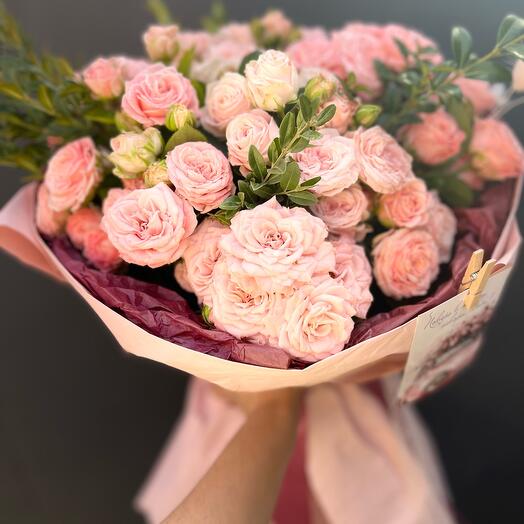 Букет кустовых роз «Нежность»💕