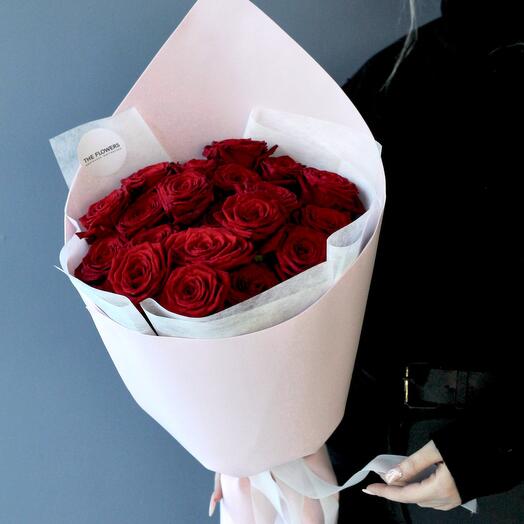 Rose Diamond 21 букет из красных кенийских роз