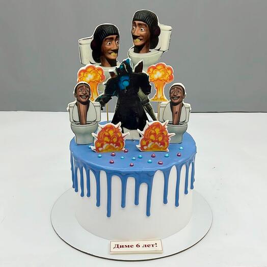 Торт на 6 лет мальчику