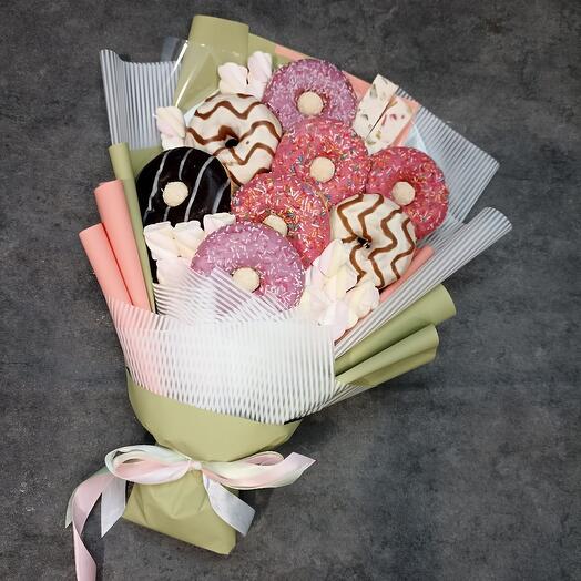 Букет з пончиків