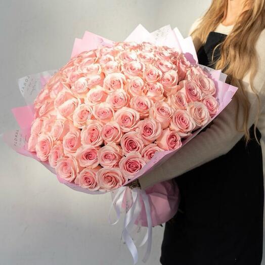 Bouquet of pink roses 51