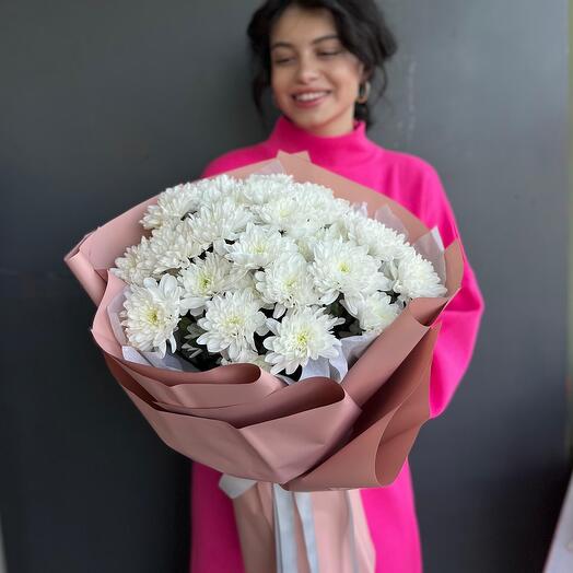 Букет из 7 хризантем