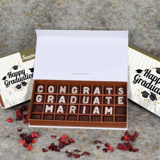 Customize Graduation Chocolates By Sweecho