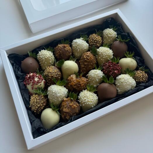Fragole ricoperte di cioccolato Box24