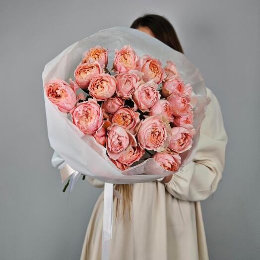 Букет кустовых роз Джульетта