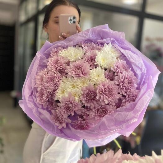 Букет из хризантем