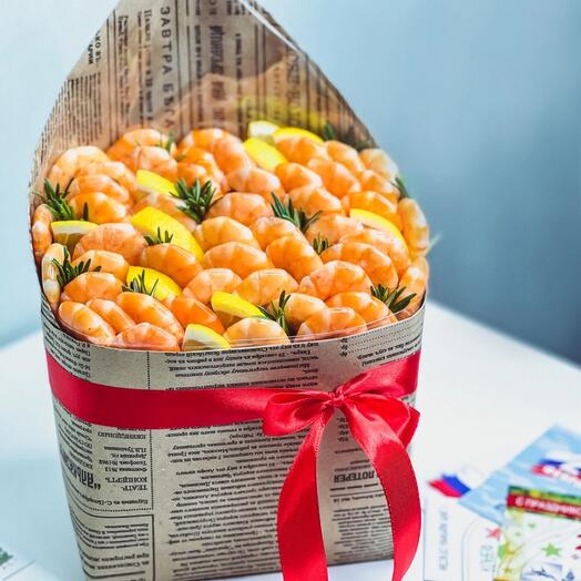 Букет из креветок