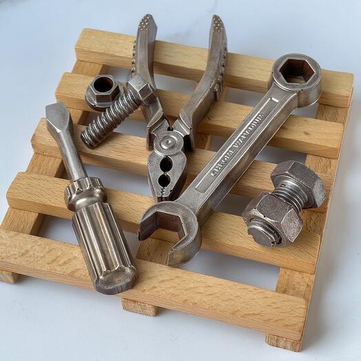 Шоколадные инструменты, подарочный набор шоколада для мужчин