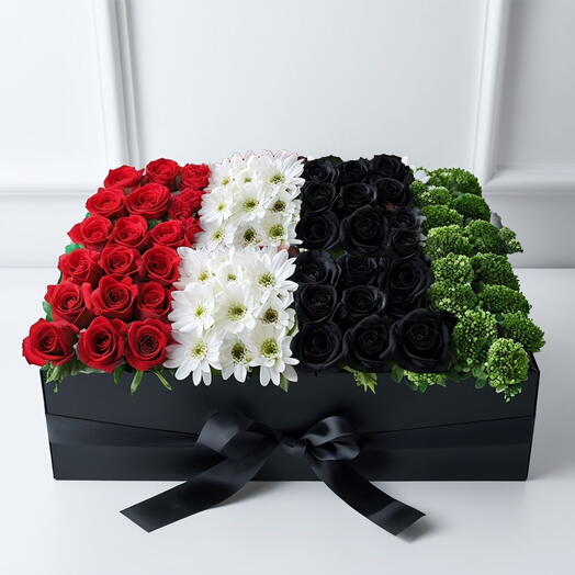 UAE National Day Flag Rectangle Arrangement