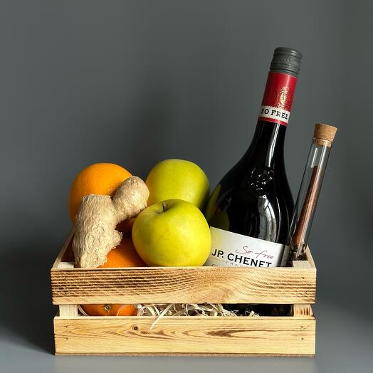 Set de regalo para hacer vino caliente: regalo para familiares y amigos en vacaciones, cumpleaños, aniversario