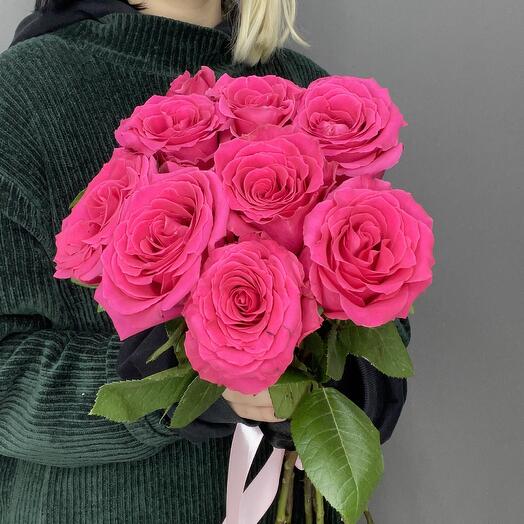 ROSES | Fuchsia Roses 9 Crimson Roses Ecuador
