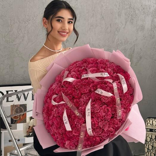 Букет из 101 розы