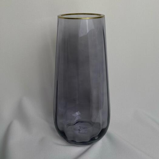 Ваза темное стекло