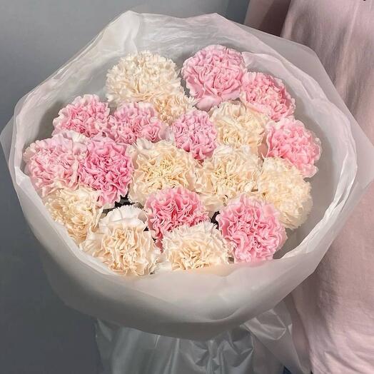 🌸 Зефирный букет из диантусов
