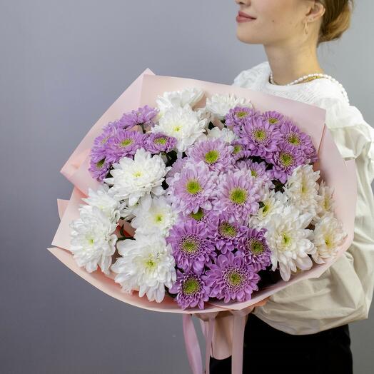Кустовые хризантемы микс