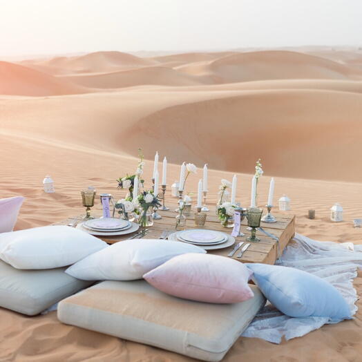 Desert in the pillows