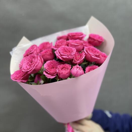 Bush roses bouquet 5 pieces
