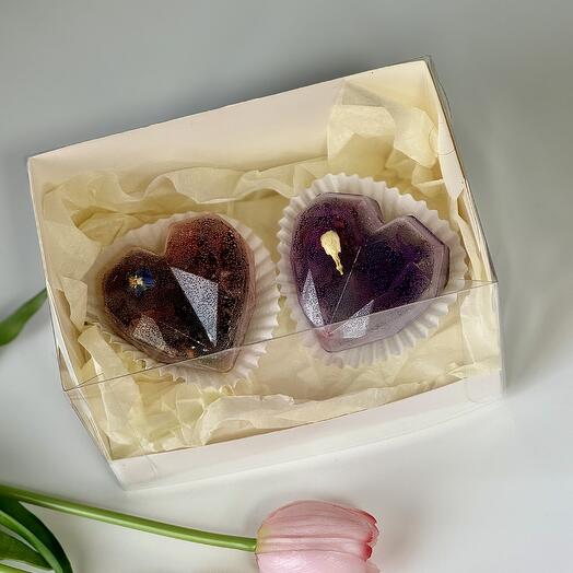 Чайные бомбочки в форме сердца/ heart shaped tea bombs / tea lover gift set/ для любителей чая