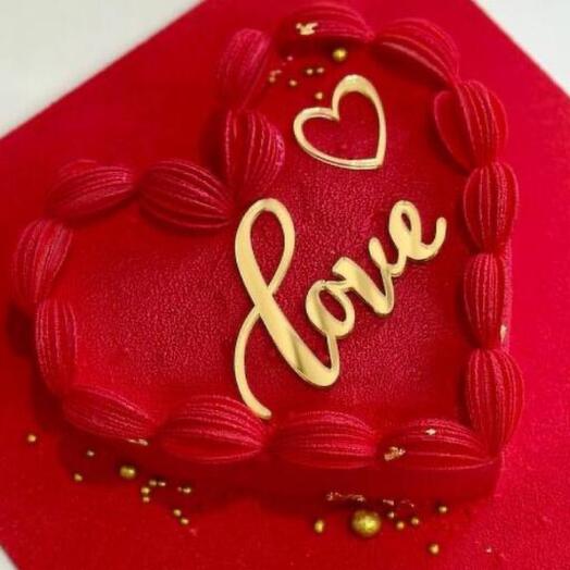 Торт Сердце Птичье молоко 1,2кг