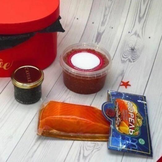 Подарочный набор «Триумф вкуса с икрой нерки» LOVE big