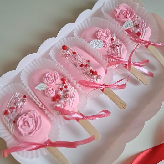Cheesecake Popsicle regalo para niña