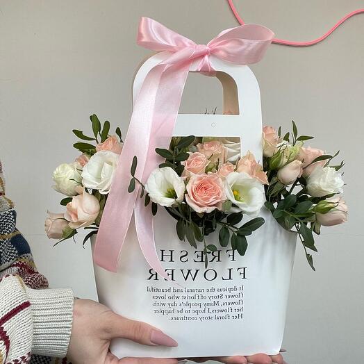 Bolso con flores