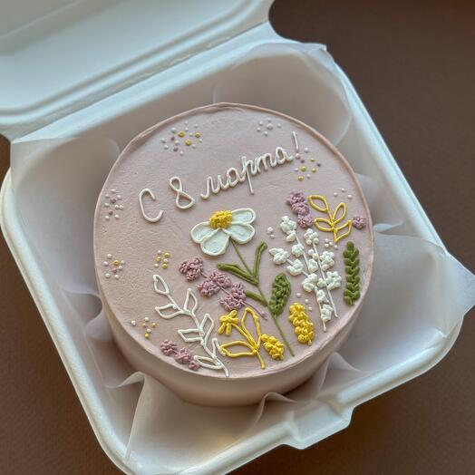 Pastel de Bento "desde el 8 de marzo"
