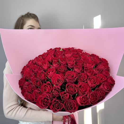 Букет из 51 розы Эквадор