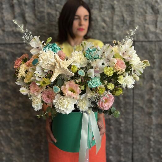 Flowers box Wave (size L)