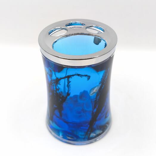 Подставка для зубных щёток и пасты "Синее море" 2