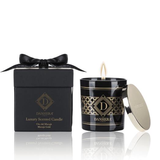 DANHERA LUXURY BLACK CANDLE - Marajà Gold