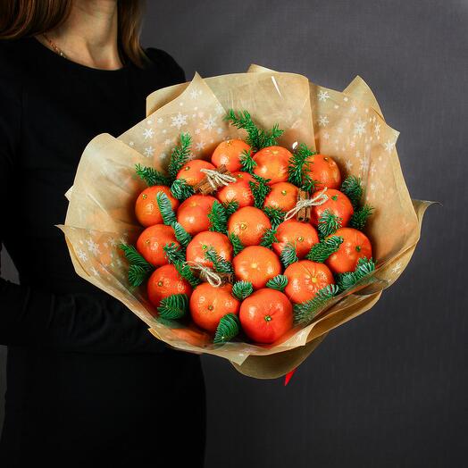 Букет из 19 мандаринов