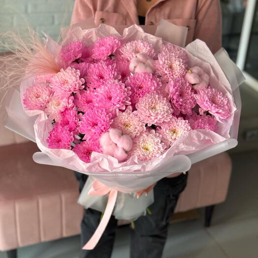 Зефирные хризантемы 💕