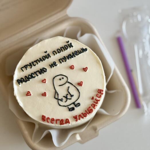 Бенто торт «Всегда улыбайся»