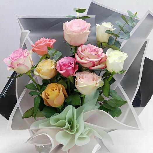 Gentle rose bouquet