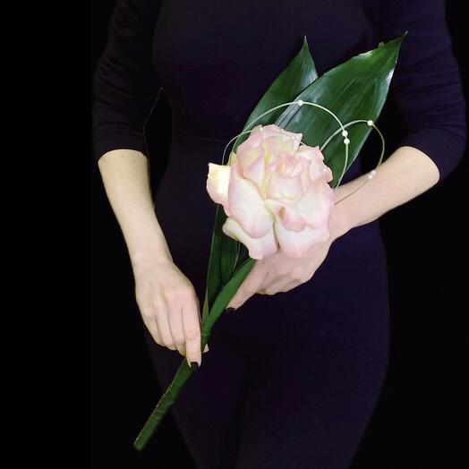 Bride's bouquet with French rose
