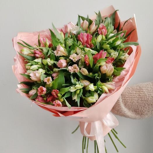 Микс альстромерии