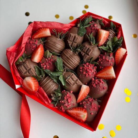 Клубника в молочном шоколаде подарок любимой, жене, подруге, сестре, маме