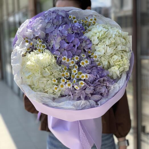 Букет из гортензии 💜