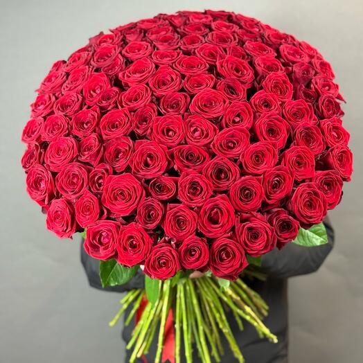 Букет из 101 Розы красной
