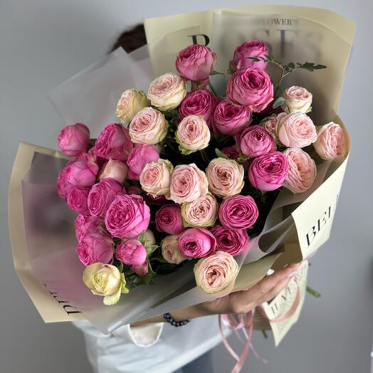 Пионовидные кустовые розочки💕