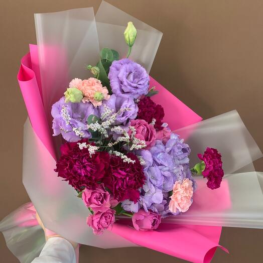 Букет «Малиновый рай»💕🌷