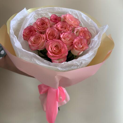 Букет из 11 роз « Летний сад»💕