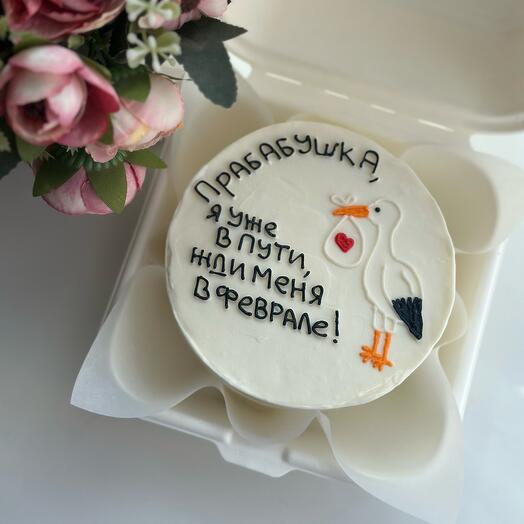 Бенто-торт "Аист"