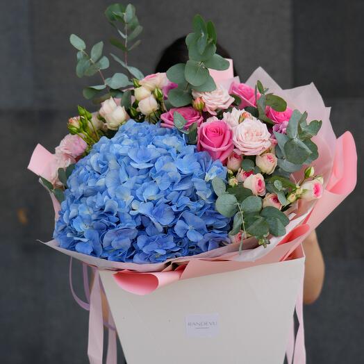 Букет в переноске