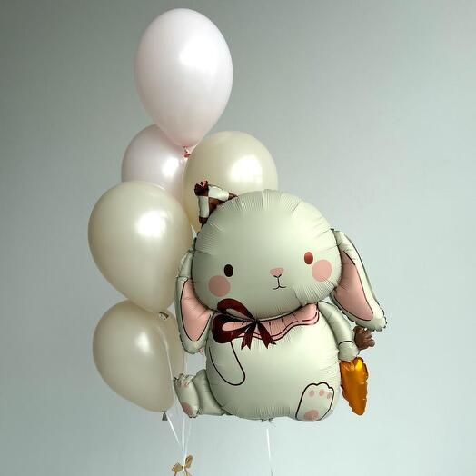 "Зефирный зайчонок" (набор из 7 шаров для ребенка)