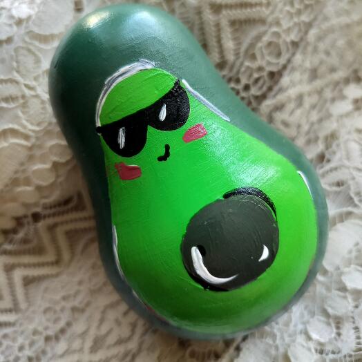 Неваляшка Авокадо 🥑 ручная роспись