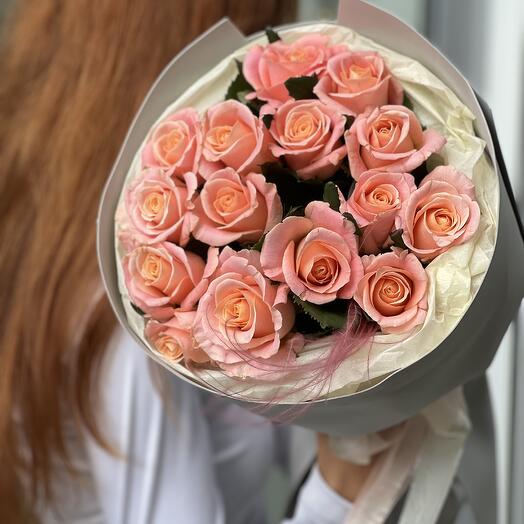 Роза 15 шт сентябрь