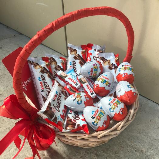 Корзина с Kinder, размер S