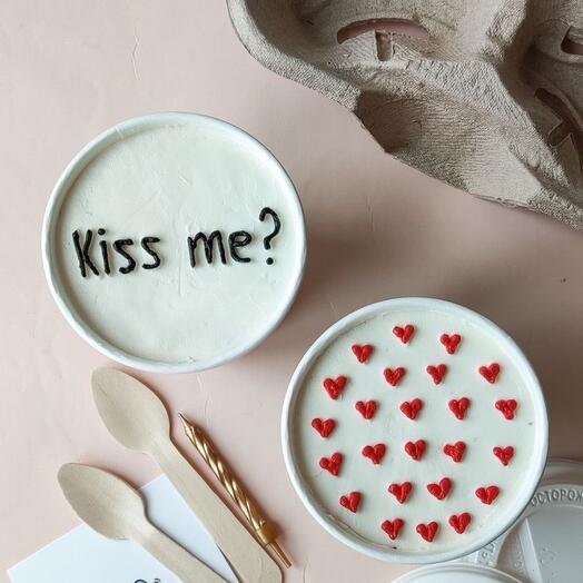 Торт в стакане / Cake to go kiss me